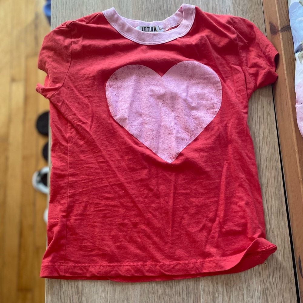 Anthropologie LetLuv Heart Tee